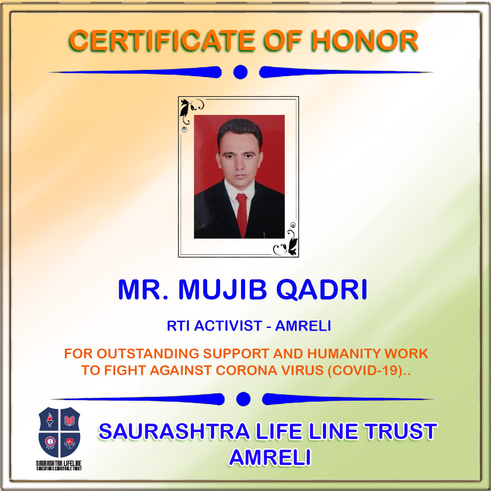 Certificate of Honor